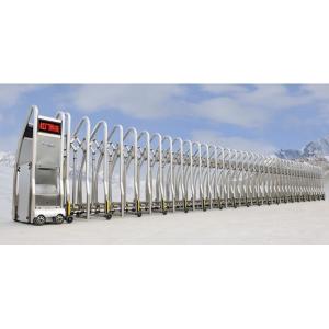 Automated Trackless Electric Retractable Gate , University Automatic Collapsible