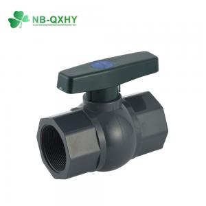 China Dark Green Handle Female PVC Ball Valve for Water Supply and Long-lasting PVC Material wholesale