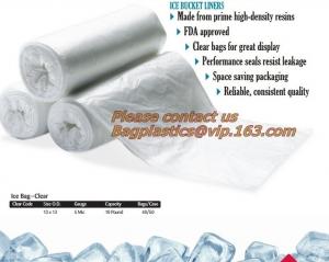 Party Bags, Ice Bags, Wine Carrier, Ice Bags, Ice Cube Bags, Ice Packaging, 4 Mil Poly Bag