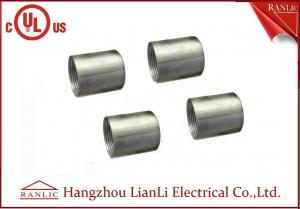 China 1-1/4 inch 1-1/2 inch Electro Galvanized IMC Coupling 3.0mm Thickness Inside Thread wholesale