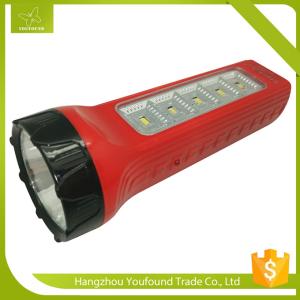 BN-428Semergency Lighting Solar Power Rechargeable LED Torchlight with Side Lamp