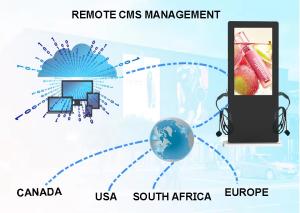 China Best Outdoor Digital Signage FLV Media Formats And Multi Signal Function Support wholesale
