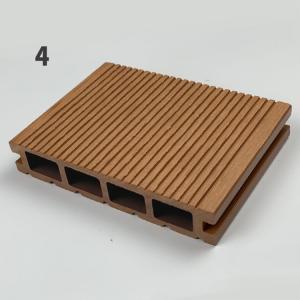 Customized WPC Decking Panel Boards Outdoor Waterproof Composite Material