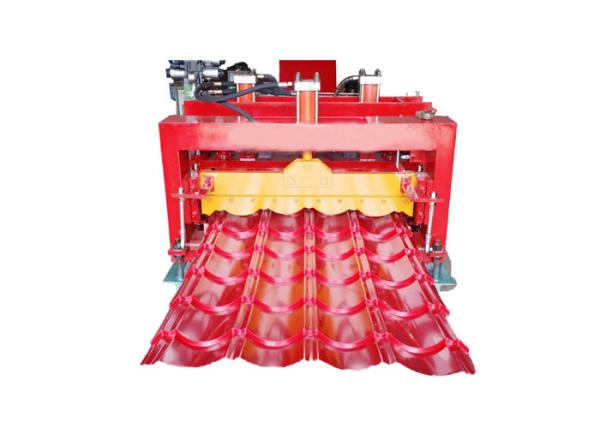 Quality Roofing Step Tile Roll Forming Machine Size 6.5*1.5*1.5m Productivity 1-4 M/Min for sale