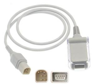 China 7 Pin To DB9F SpO2 Extension Cable Compatible With Edan 12 Months Warranty wholesale