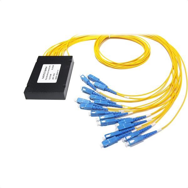 Plastic ABS Box 1X8 SC UPC PLC Module Fiber Optic PLC Splitter FTTH GPON