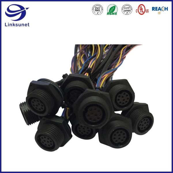 Middle IP67 300V PUSH - LOCK Connector Wire Harness for Mouse Keyboard