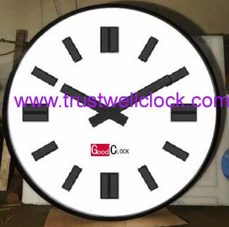 Quality big clocks,oversize wall clocks,electrical master slave clocks system and movement-GOOD CLOCK (YANTAI) TRUST-WELL CO L for sale