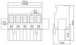 Wire Connector Pluggable 24P Plug-In Terminal Block