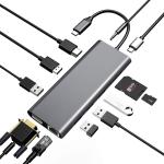 Loop Out USB C Type C Hub With High Definition 4K 60Hz HDMI Video Capture Card