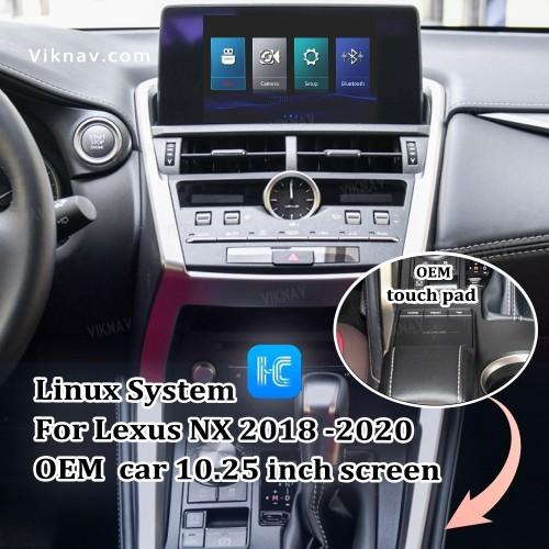 Viknav Linux System For Lexus NX 2018 -2020 Wireless Apple CarPlay Android Auto