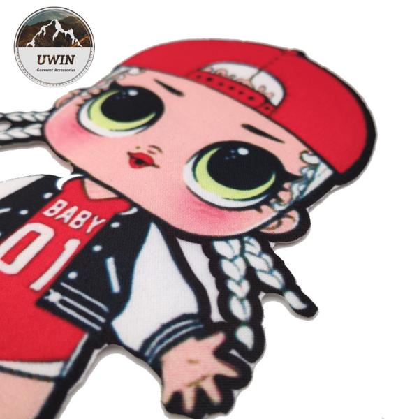 Popular Sequin Embroidered Badge Patch LOL Various Shapes With Sew On Backing