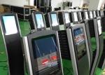 12.1 13.3inch LCD info kiosk with capacitive touch screen and thermal printer