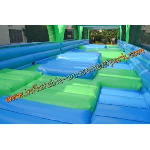 Anti-UV Inflatables Obstacle Course , Inflatable Obstacle Jumper 18m