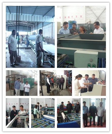 Magnesium Oxide Fire Proof Board Making Machine , Fiber Cement Board Machine