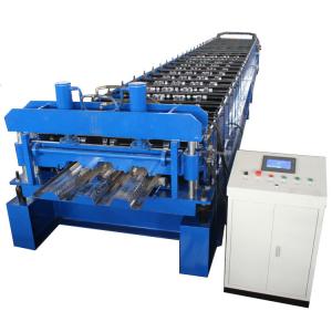 China Galvanized 0.7-2.0mm Roof Deck Roll Forming Machine Ce / Iso9001 wholesale