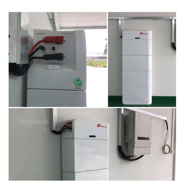 IP65 Protection Class High Voltage Stackable Solar Battery LifePO4 Lithium Battery Pack