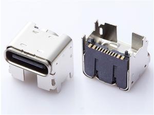 China USB3.1 Type-C Connector USB3.1 C Type, THT, Receptacle, 16PIN， HULYN wholesale