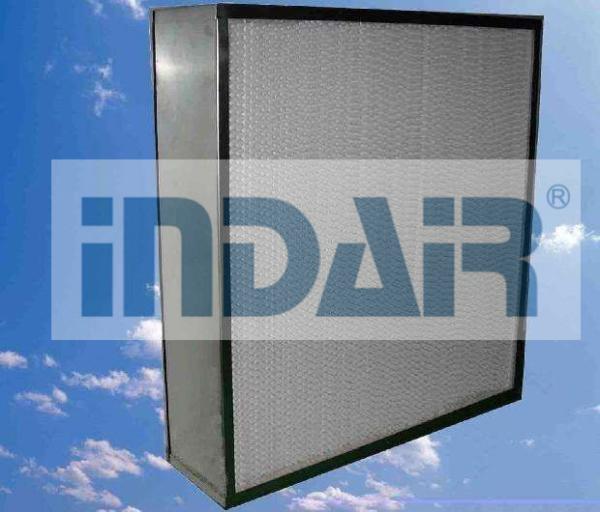 Quality Separator Design Terminal HEPA Filter ,  White Color H13 / H14 HEPA Filter for sale