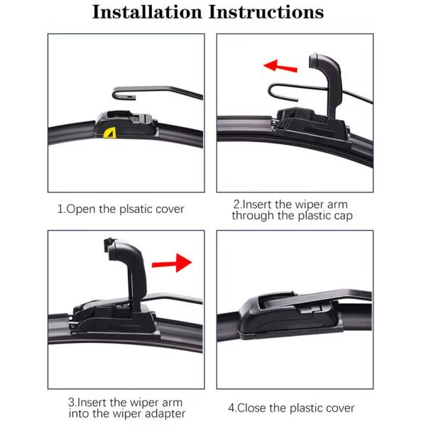 Toyota Corolla Car Wiper Parts Silicone Spray On Wiper Blades Rubber Refill