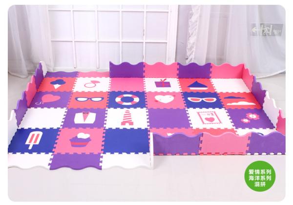 Quality Non-Toxic Eva Puzzle Foam Playmat  With  Rails New Desgin for sale