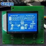 LCD 7 Segment Display HTN White On Blue Chip On Board AIP31621 Driver For