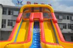 ALI Commercial Inflatable Slide , double lane event inflatable dry slide for