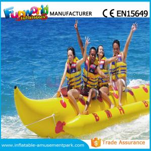 China Banana Boat Inflatable Water Toys / Water Towable Tube with Customized Size on sale