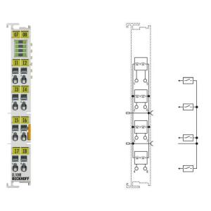 Beckhoff EL1088 | EtherCAT Terminal, 8-channel digital input, 24 V DC, 3 ms, ground switching