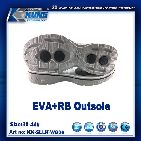 Quality Customized Logo Printing High Elastic EVA RB Outer Sole For Sneaker for sale