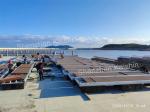 Customized Aluminum Floating Docks Floating Pontoon With Rubber Fenders Pier