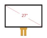 Embedded 27" G+G Projective Capacitive Touch Screen , Lcd Touch Screen Panel