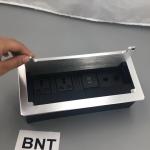 guangzhou factory combination 3 pin desk data and power plug socket