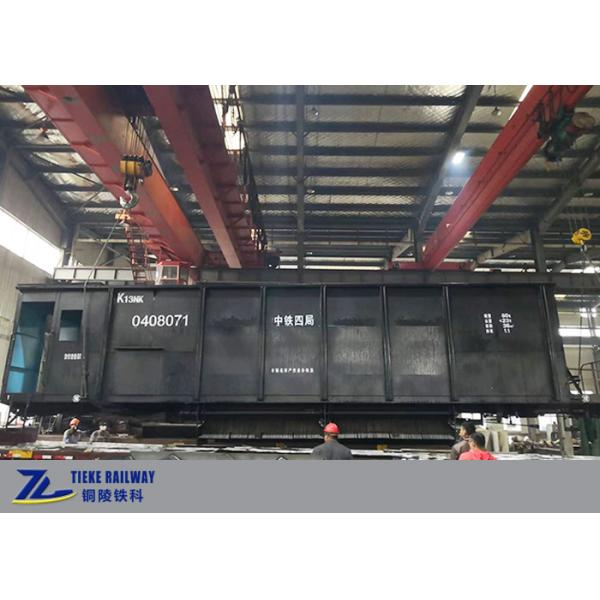 Pneumatic Unloading Ore Hopper Wagons 60t Loading Freight Train