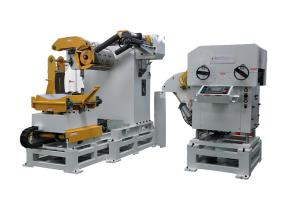 Fully Automatic Metal Sheet Load Car 3 in 1 400 mm Width Uncoiler Leveler Feeder Machine