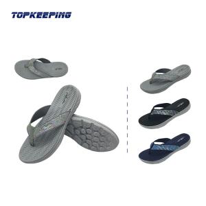 China Custom Logo Fashion Mens Sports Slippers EVA Stylish Flip Flop wholesale