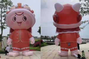 China Oxford Custom Advertising Inflatables Cartoon Character Balloon Air Inflatable Mascot wholesale
