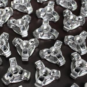 Mechanical CNC Aluminum Machining Parts High Precision Anodizing Silver Surface