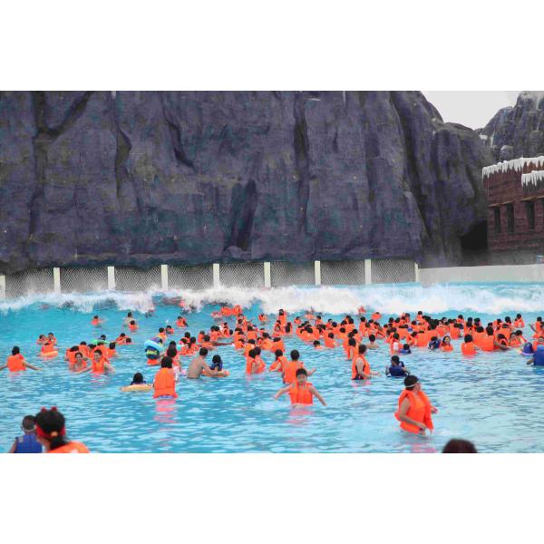 Outdoor Fiberglass Water Park Wave Pool Wave Machine For Family Entertainment