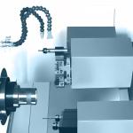 C Axis 4 Axis CNC Lathe Machine With Hydraulic Power Source 200mm Length Of