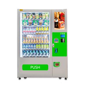 China Instant Coffee Vending Machine Snacks Drinks Salon Cereal Vending Machine on sale