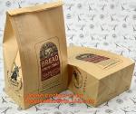 Customize 3 Side Visible Clear Window Offset Printing Bakery Bags, Customize V