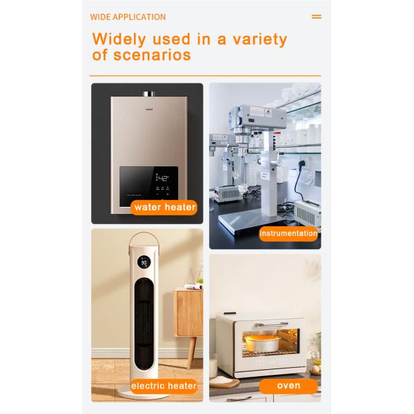 Water Heater Power Normal Closed Manual Reset KSD308 90C 16A Bimetal Thermostat 250V