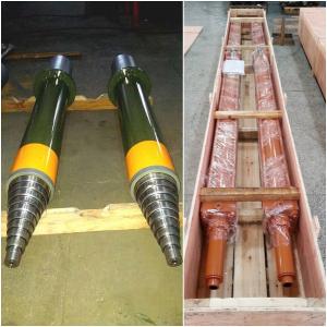China Single Acting Heavy Duty Three Stage Hydraulic Cylinder 32 MPa Testing Pressure wholesale