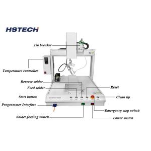 Two Workbenches Available Desktop Soldering Robot with Single Head