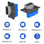 Vertical Header USB 3.1 Front Panel Socket Key A Type E To USB 3.0 Male