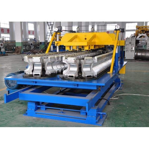 Automatic Single Wall Corrugated Pipe Extrusion Machine , Single Screw Extruding