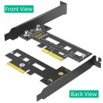 M.2 NGFF PCI-e nvme SSD to PCI Express 3.0 x4 Host Adapter Supports M.2 Key M