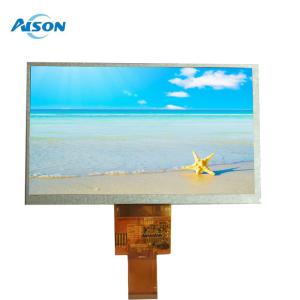 China 7 Inch TFT Panel 450 cd/m2 40 Pin Panel 800x480 With 24 BIT RGB Interface 40Pin wholesale