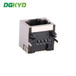 KRJ-56S8P8C1X1BNL Single Port RJ45 Connector Without Light Or Spring Without